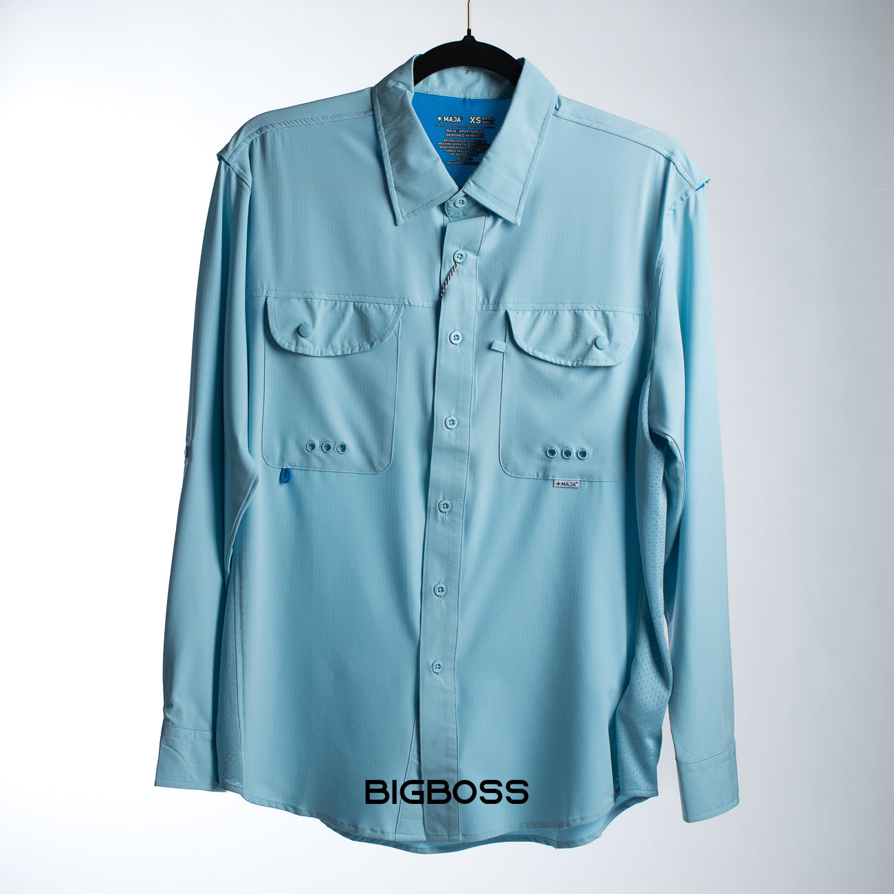 Camisa Maja Manga Larga - Azul Cielo