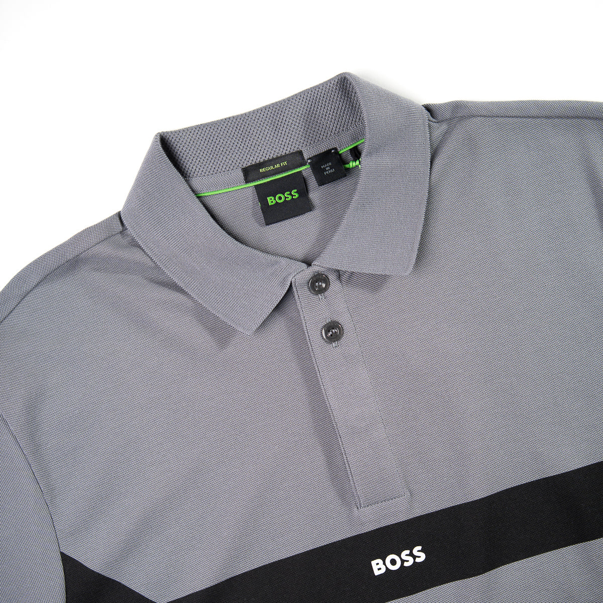 BOSS - POLO GRIS REGULAR FIT
