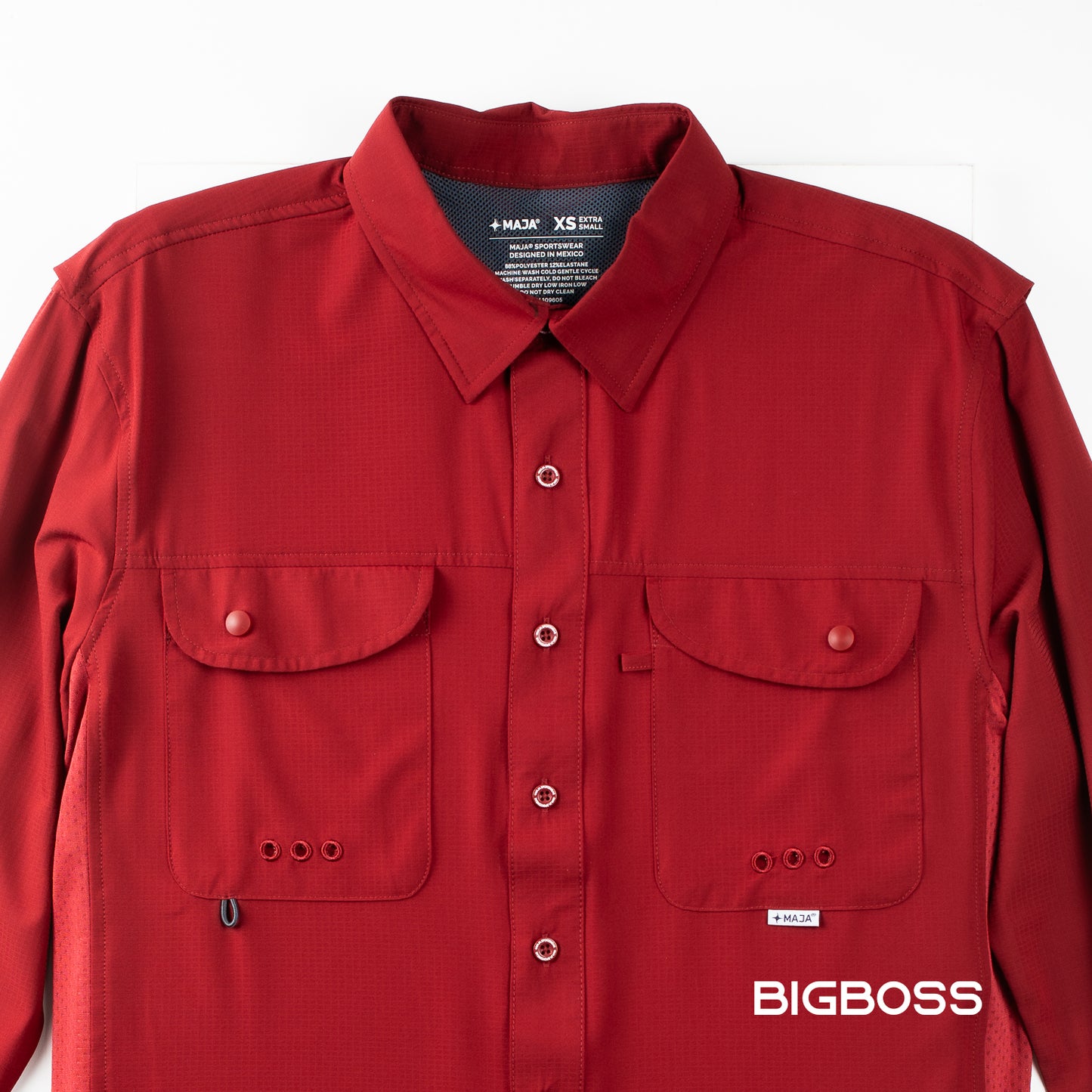 Camisa Maja Manga Larga - Roja