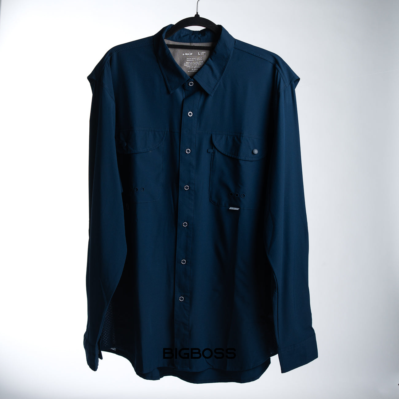 Camisa Maja Manga Larga - Azul Marino