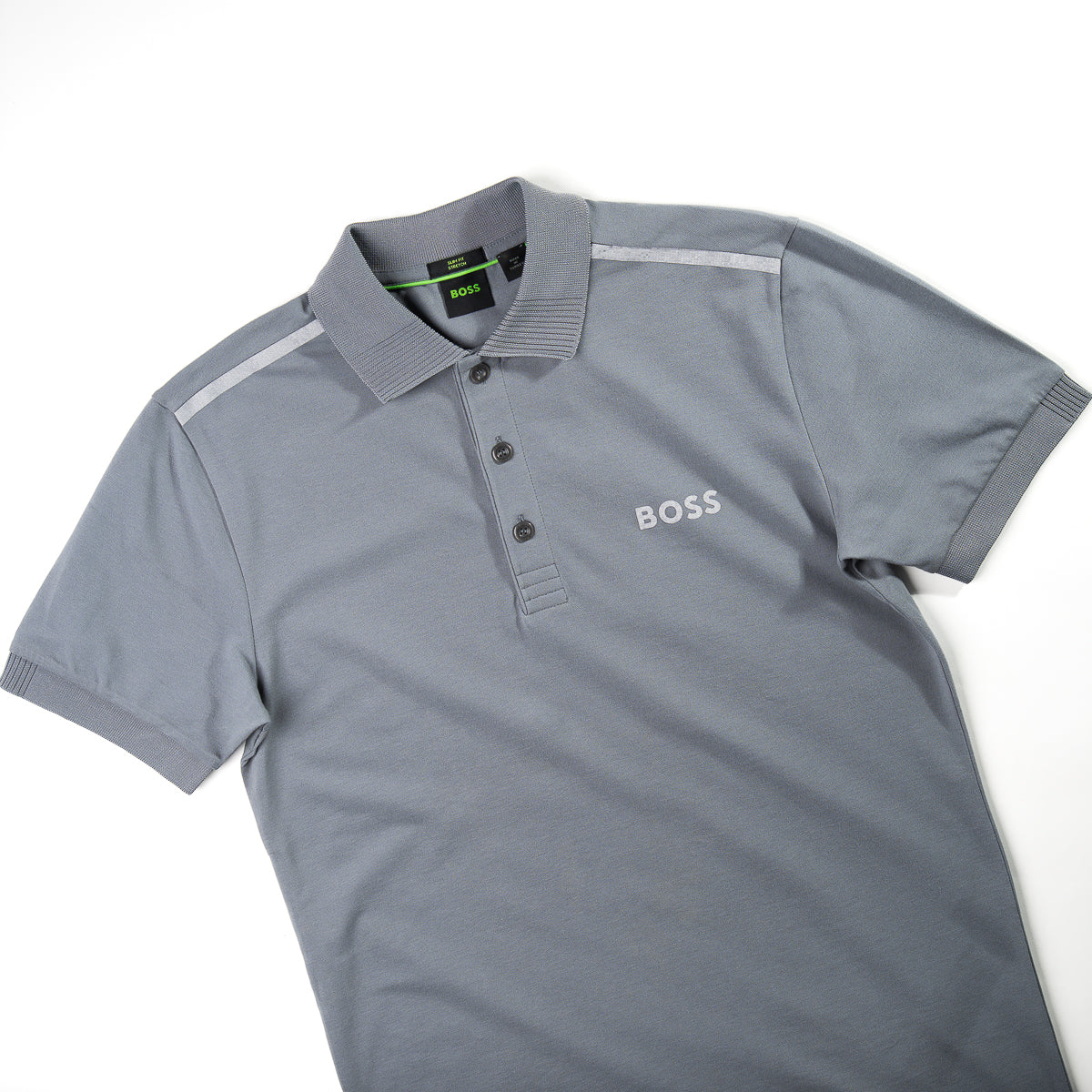 BOSS - POLO GRIS SLIM FIT