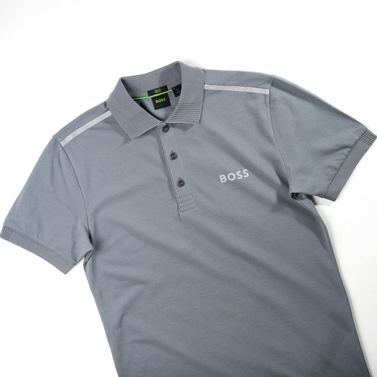 BOSS - POLO GRIS SLIM FIT