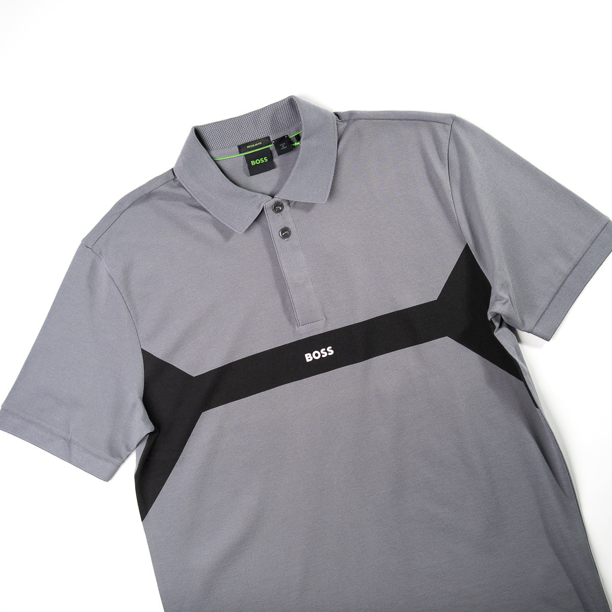 BOSS - POLO GRIS REGULAR FIT