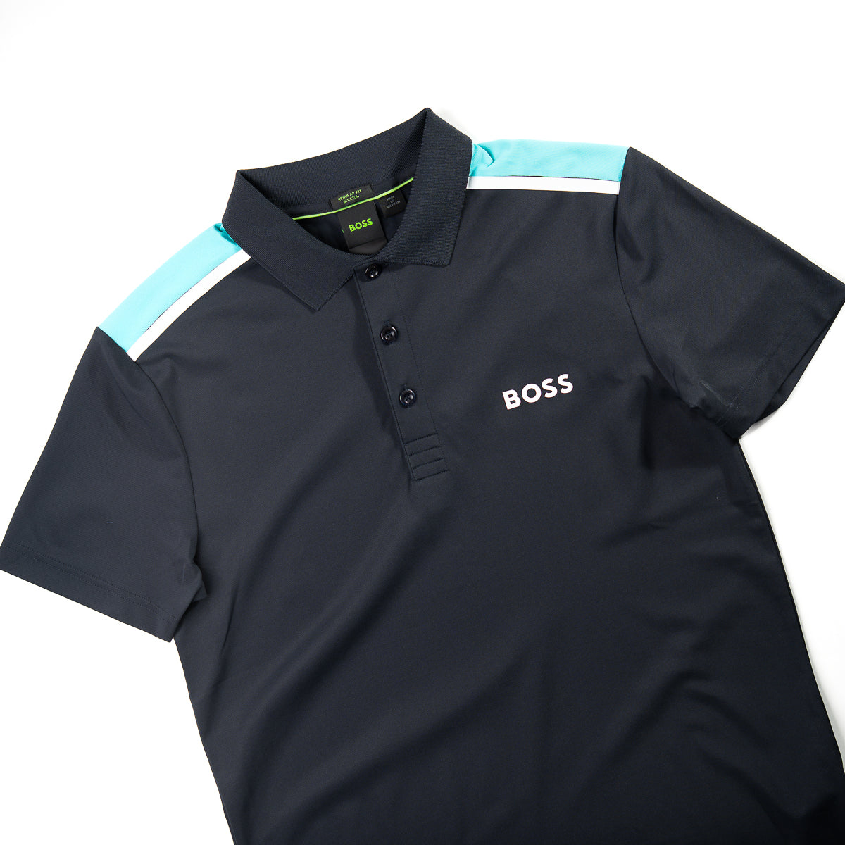 BOSS - POLO AZUL MARINO STRETCH