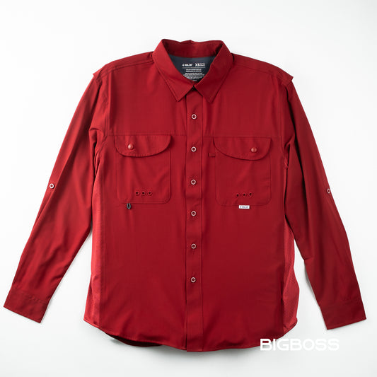 Camisa Maja Manga Larga - Roja